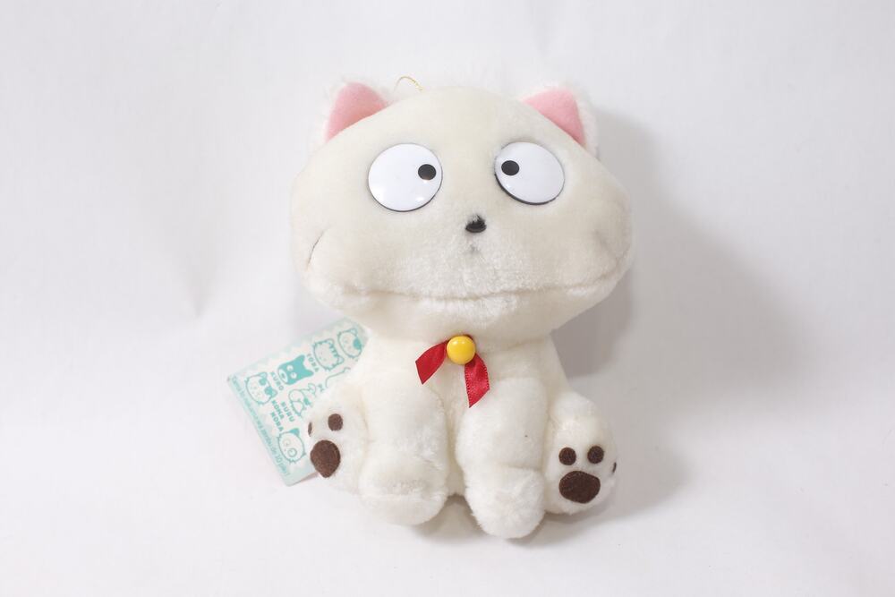 Japan 1990s Sega Tama and Friends Momo Plush Cat w Tag ~ 260917-WH 785